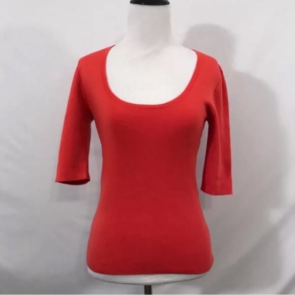 Michael Kors scoop neck 💯 cashmere sweater size M - Picture 1 of 3